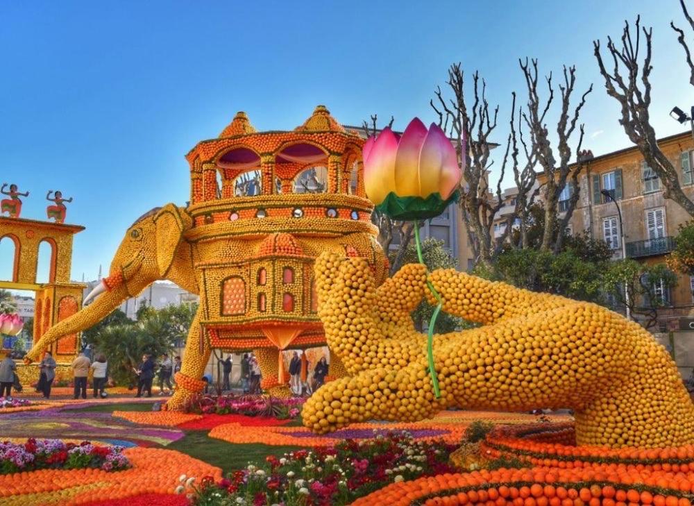 Menton Studio Face Au Jardin Bioves Fetes Des Citrons 3Min De La Mer Διαμέρισμα Εξωτερικό φωτογραφία